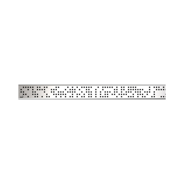 Решетка для душевого лотка AlcaPlast / AlcaDrain 850 мм сталь нержавеющая глянцевая CODE (CODE-850L) Решетка для душевого лотка AlcaPlast / AlcaDrain 850 мм сталь нержавеющая глянцевая CODE (CODE-850L)
