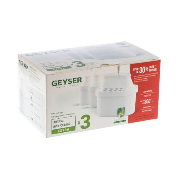 Набор картриджей Экстра 401 для фильтра-кувшина Гейзер Гелиос (3 шт.) (50096)