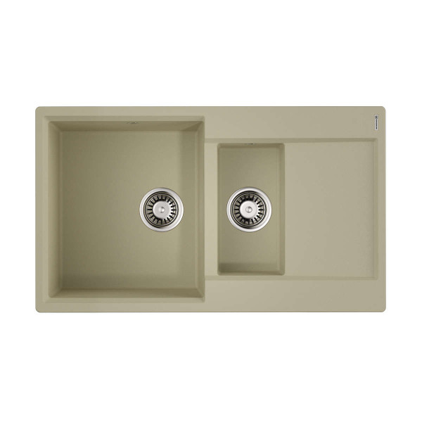 Мойка для кухни врезная Omoikiri Daisen 86-2-BE Artgranit/ваниль (4993471) Мойка для кухни врезная Omoikiri Daisen 86-2-BE Artgranit/ваниль (4993471)