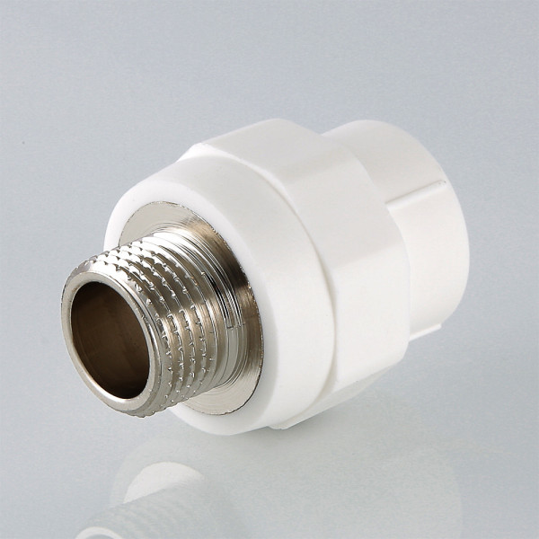Переход PP-R 25*1/2"Н VALTEC (латунь, белый) VTp.701.0.02504 Переход PP-R 25*1/2"Н VALTEC (латунь, белый) VTp.701.0.02504