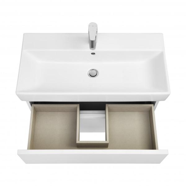 Тумба подвесная Roca Oleta 760x374x548 белый (A857640806)