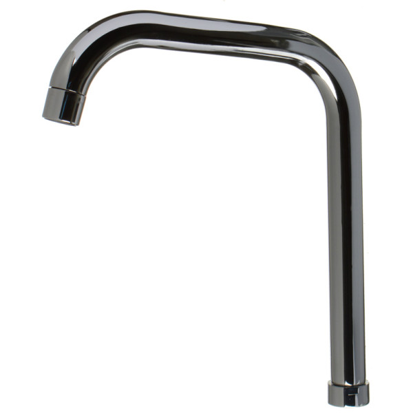 Излив Melodia для кухонного смесителя Г-образный люкс с аэратором 23см (MKP20666P)