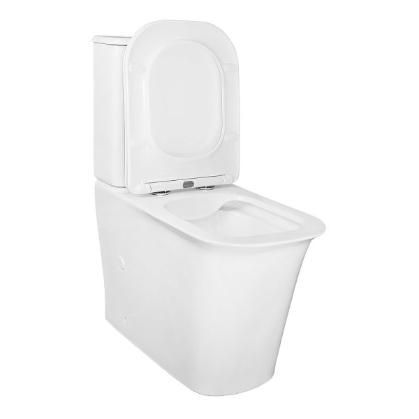 Унитаз напольный Velise безободковый с бачком и сиденьем микролифт 625x355x810 (AZ-1222A)