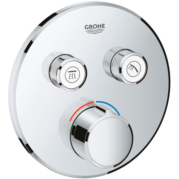Смеситель для душа Grohe Grohtherm SmartControl внешняя часть хром (29145000) Смеситель для душа Grohe Grohtherm SmartControl внешняя часть хром (29145000)