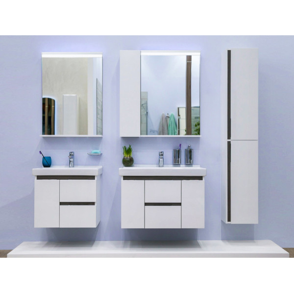 Пенал подвесной Aquaton Рене 310x250x1694 белый, грецкий орех (1.A222.0.03N.RC8.0) Пенал подвесной Aquaton Рене 310x250x1694 белый, грецкий орех (1.A222.0.03N.RC8.0)