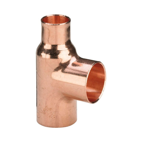 Тройник 22х22х15 редуц. (пайка) Viega (102456) Тройник 22х22х15 редуц. (пайка) Viega (102456)