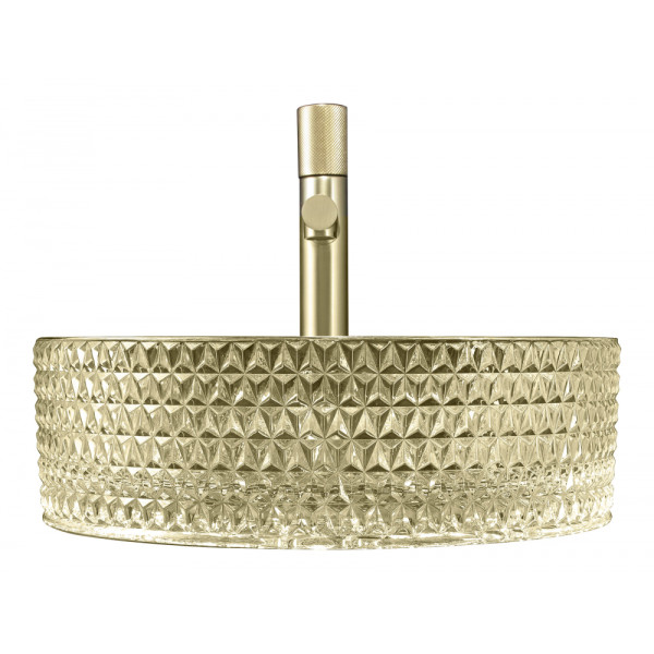 Раковина накладная Abber Glas золотая (AK2301GG)