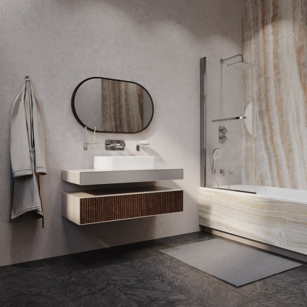 Смеситель для ванны и душа Iddis Slide хром глянцевый (SLISBBTi67)