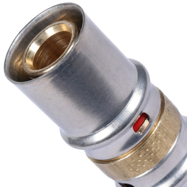 Соединение прямое 20*20 Stout (пресс, латунь) SFP-0003-002020 Соединение прямое 20*20 Stout (пресс, латунь) SFP-0003-002020