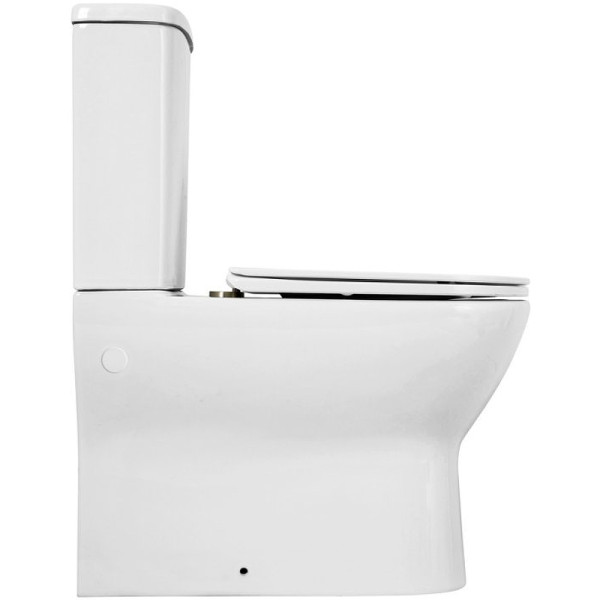 Унитаз компакт BelBagno Energia без бачка с сиденьем микролифт (BB8134CPR/SC)