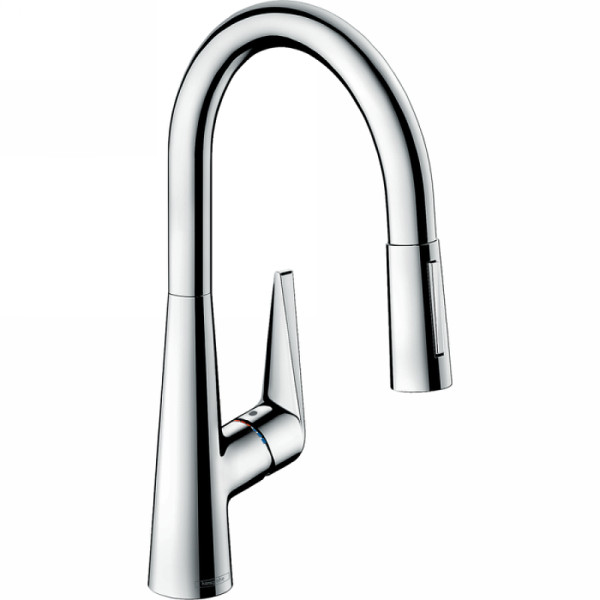 Смеситель для кухни Hansgrohe Talis S с выдвижным изливом хром (72813000) Смеситель для кухни Hansgrohe Talis S с выдвижным изливом хром (72813000)