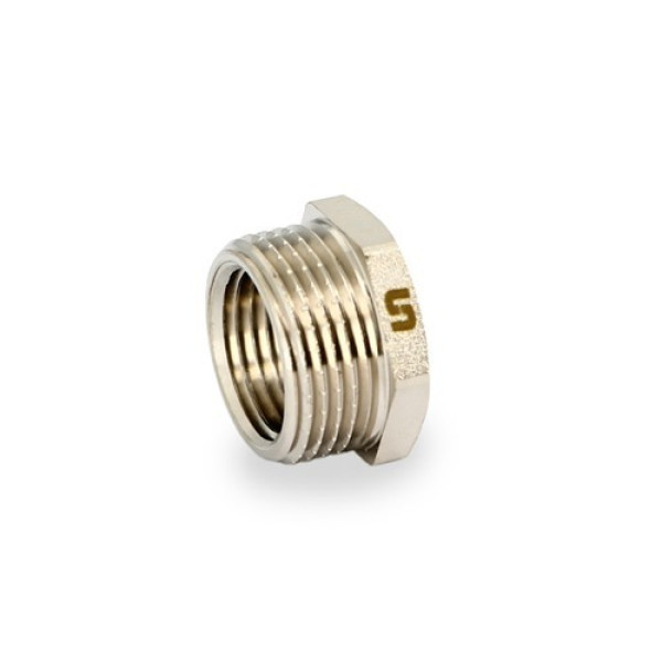 Футорка 3/4"Вх1"Н Uni-Fitt (никель) 604N4301 Футорка 3/4"Вх1"Н Uni-Fitt (никель) 604N4301