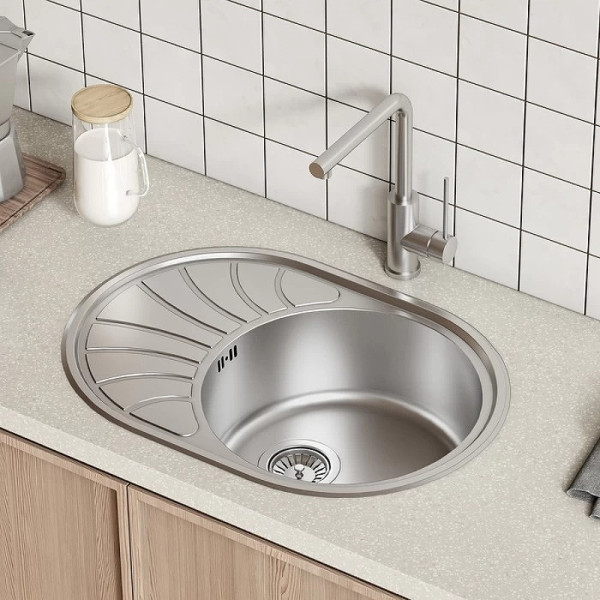 Мойка для кухни врезная Iddis Suno S 65x46 с сифоном нержавеющая сталь шелк (SUN65SDi77S) Мойка для кухни врезная Iddis Suno S 65x46 с сифоном нержавеющая сталь шелк (SUN65SDi77S)
