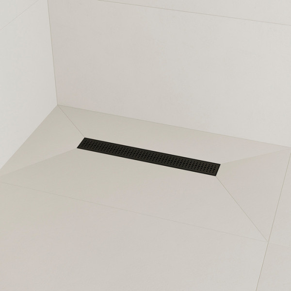 Лоток душевой 500 мм сифон 360 комбинированный затвор перфорированная решетка черный Iddis (975B5BL20DZ)