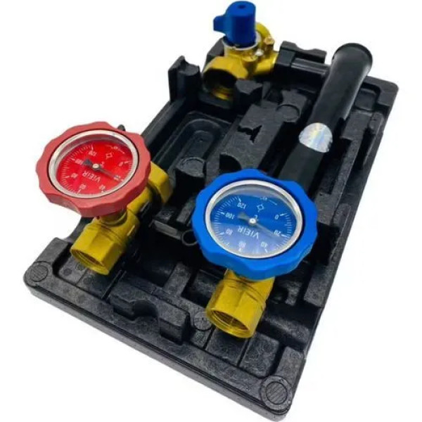 Насосная группа смесительная с трехходовым клапаном DN 25 Vieir (без насоса, подача справа) (VR220R)