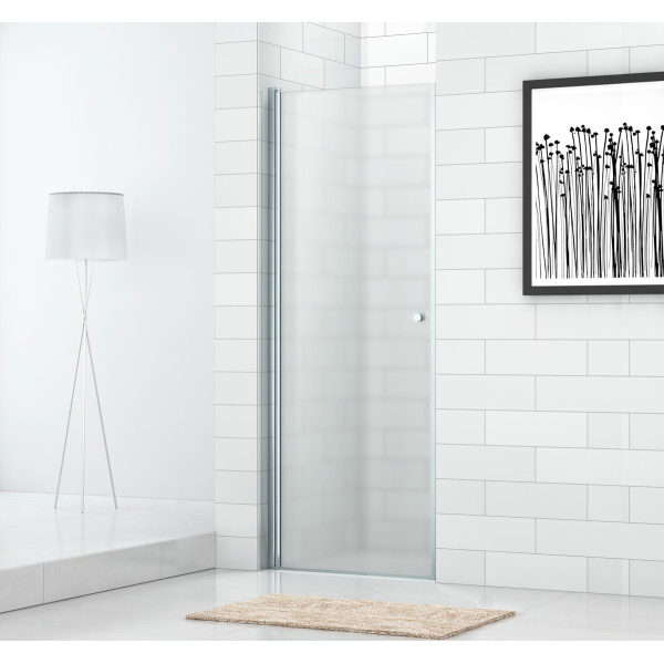 Душевая дверь Cezares ECO 70x190 стекло матовое, профиль хром (ECO-O-B-1-70-P-Cr)