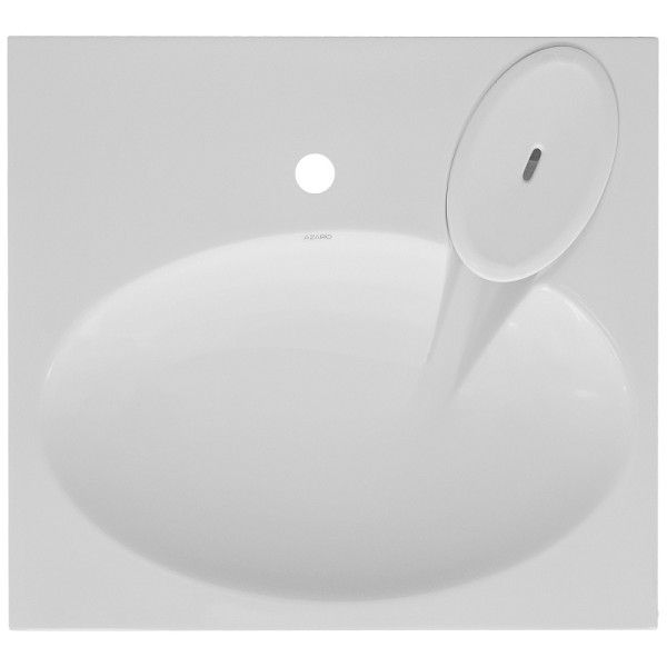 Раковина над стиральной машиной Azario 60x54,5x80 с сифоном белая (CS00082259)