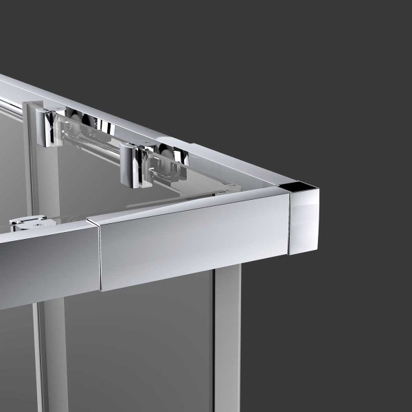 Душевой уголок Vincea Rapid VSS-3R (800-900)x(800-900)x1900 стекло текстурное, профиль хром (VSS-3R80/90MT)