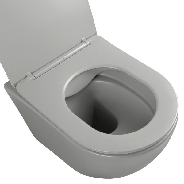 Унитаз подвесной Aquatek Европа cерый матовый (AQ1901-MG)