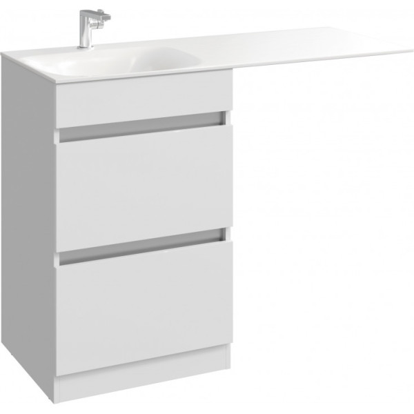 Раковина мебельная Aqwella Forma 1150x133x500 белая (FOR.11.04.D-L)