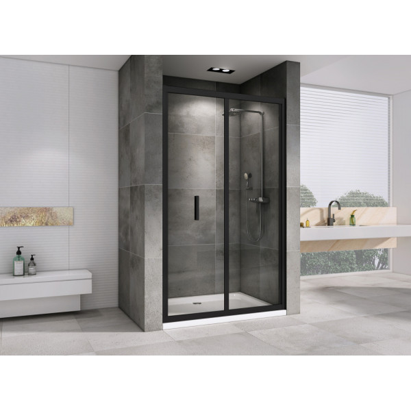 Душевая дверь Abber Sonnenstrand 120x195 стекло прозрачное, профиль черный (AG07120B) Душевая дверь Abber Sonnenstrand 120x195 стекло прозрачное, профиль черный (AG07120B)