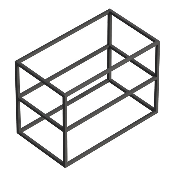 Металлический двухъярусный сварной каркас под раковину Cezares Cadro 80х46х58 (CADRO-80/46/58-2C-SO-MET-ST) Металлический двухъярусный сварной каркас под раковину Cezares Cadro 80х46х58 (CADRO-80/46/58-2C-SO-MET-ST)