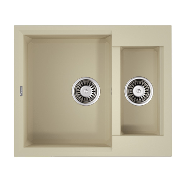 Мойка для кухни врезная Omoikiri Sakaime 60-2-BE Tetogranit/ваниль (4993909) Мойка для кухни врезная Omoikiri Sakaime 60-2-BE Tetogranit/ваниль (4993909)