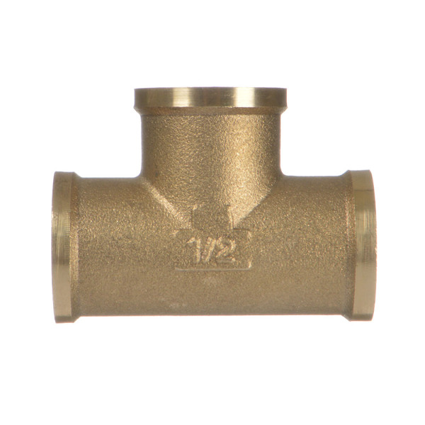 Тройник 1/2" TeRma (латунь) (06340) Тройник 1/2" TeRma (латунь) (06340)