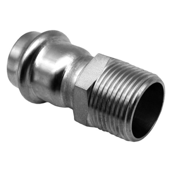 Переход 22*1"Н Kromwell (нерж.ст., пресс) (KW.SP901002206)