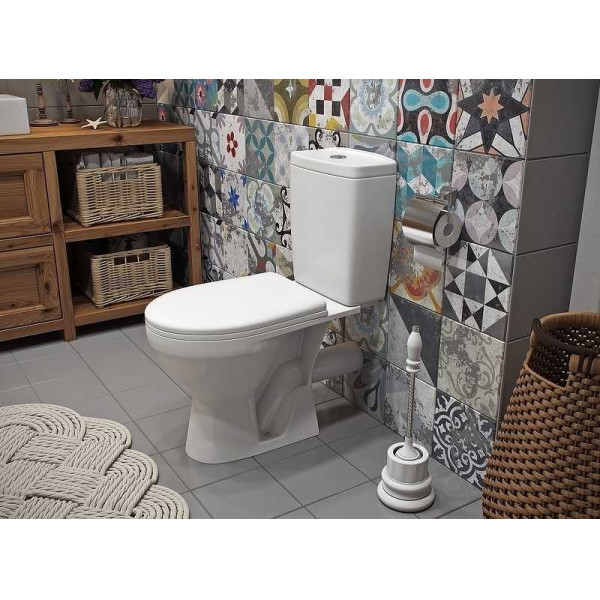 Унитаз-компакт Rosa Рио с сиденьем (4640021060988) Унитаз-компакт Rosa Рио с сиденьем (4640021060988)