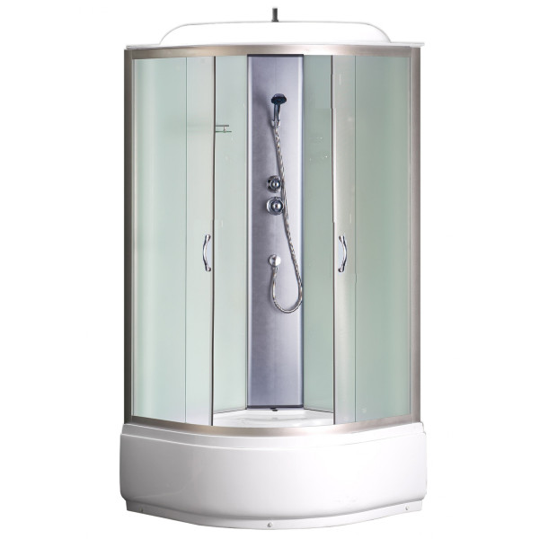 Душевая кабина Loranto Sunway 80x80 стекло матовое, профиль хром матовый (CS-6680F 80*80*215)