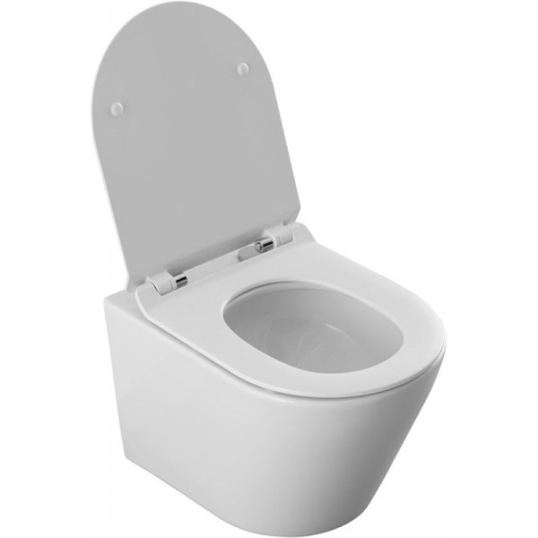 Унитаз подвесной Aquanet ATAGO W Short T с сиденьем с soft-close белый (332173)