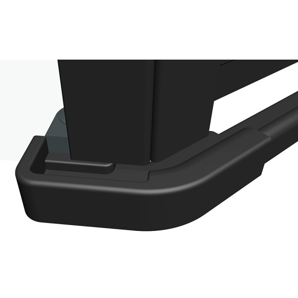 Душевой уголок ABBER Ewiges Wasser 80*80 стекло прозрачное, профиль черный (AG05080B)