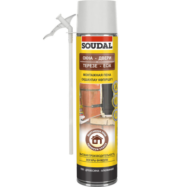 Пена монтажная ручная SOUDAL 45 12*750 мл. (114093)