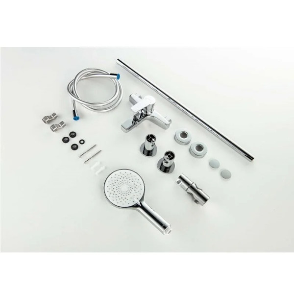 Смеситель для ванны Aquatek Лугано с душевым гарнитуром хром (AQ1748CR) Смеситель для ванны Aquatek Лугано с душевым гарнитуром хром (AQ1748CR)