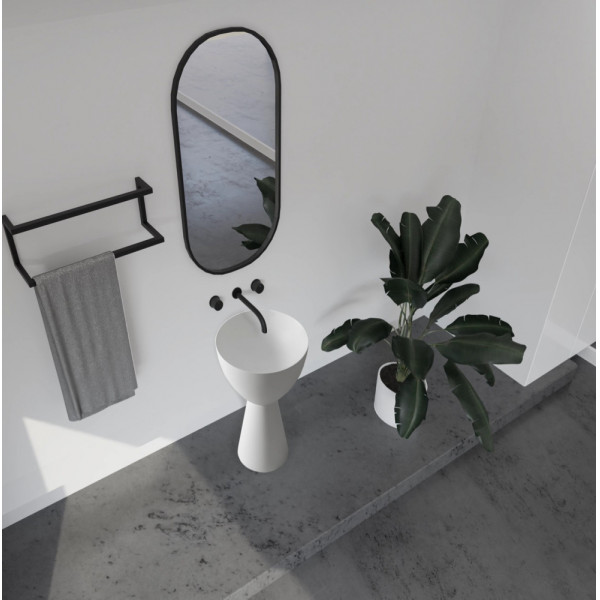 Раковина напольная Abber Stein 450x450 белый матовый (AS2507) Раковина напольная Abber Stein 450x450 белый матовый (AS2507)