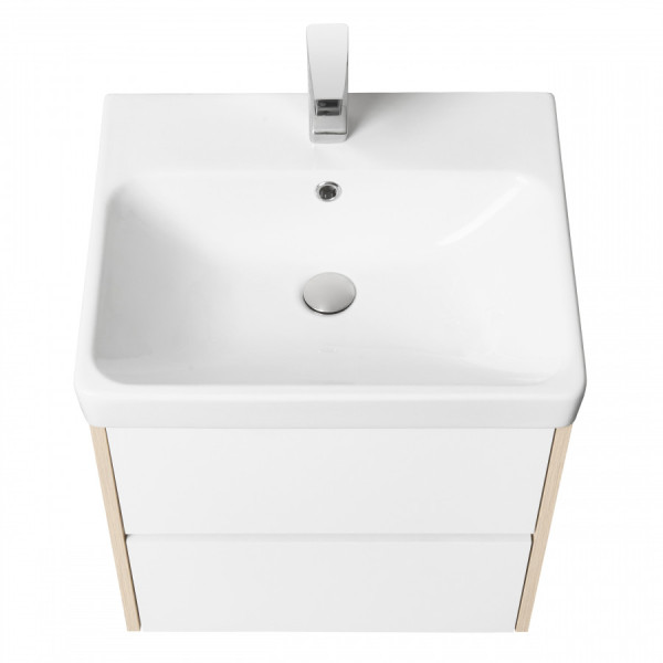 Тумба подвесная Aquaton Сканди 532x427x522 белый, дуб верона (1.A251.7.01S.DB2.0)