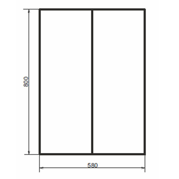 Шкаф подвесной Comforty Осло 600x180x800 дуб светлый (00-00000837)
