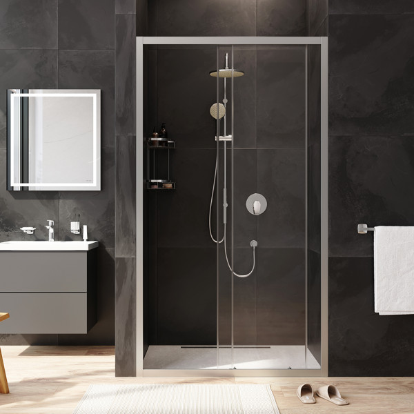 Душевая дверь AM.PM Gem 110x195 стекло прозрачное, профиль хром матовый (W90G-110-1-195MT) Душевая дверь AM.PM Gem 110x195 стекло прозрачное, профиль хром матовый (W90G-110-1-195MT)