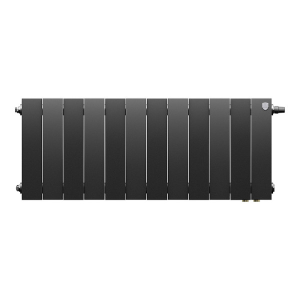 Радиатор биметаллический Royal Thermo PianoForte 300 Чёрный VR80 (12 секций) (RTPBVR803030012)