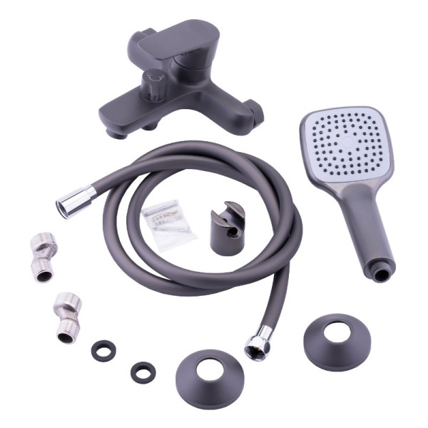 Смеситель для ванны и душа Melodia della vita Moderno оружейная сталь (MDV35140gt) Смеситель для ванны и душа Melodia della vita Moderno оружейная сталь (MDV35140gt)