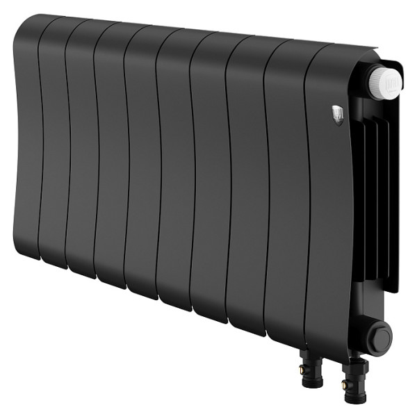 Радиатор биметаллический Royal Thermo Infinity 300 Noir Sable VR80 (10 секций) Чёрный (RTINSVR8030010) Радиатор биметаллический Royal Thermo Infinity 300 Noir Sable VR80 (10 секций) Чёрный (RTINSVR8030010)