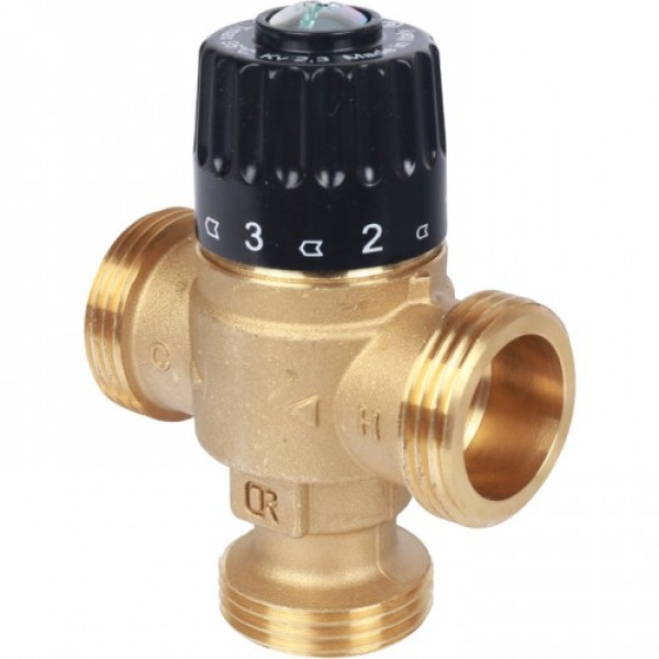 Клапан термостатический смесительный Stout 1"НР 35-65°С KV 2,3 (SVM-0125-236525) Клапан термостатический смесительный Stout 1"НР 35-65°С KV 2,3 (SVM-0125-236525)