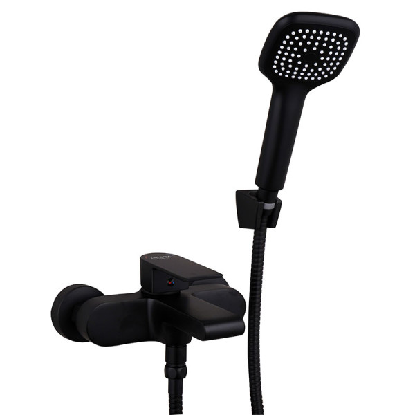 Смеситель для ванны и душа Melodia della vita Waltz черный (MDV30140bk)