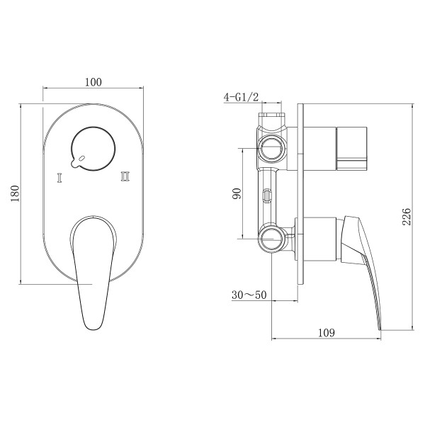 Смеситель для ванны и душа Lemark Linara хром (LM0427C) Смеситель для ванны и душа Lemark Linara хром (LM0427C)