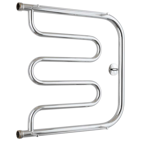 Полотенцесушитель водяной Стилье Тандем 2 полки 500х500 резьба-сгон 1 хром (00016-5050) Полотенцесушитель водяной Стилье Тандем 2 полки 500х500 резьба-сгон 1 хром (00016-5050)