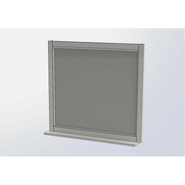 Зеркало Aquanet Бостон 100x89,5 белый (00209674) Зеркало Aquanet Бостон 100x89,5 белый (00209674)