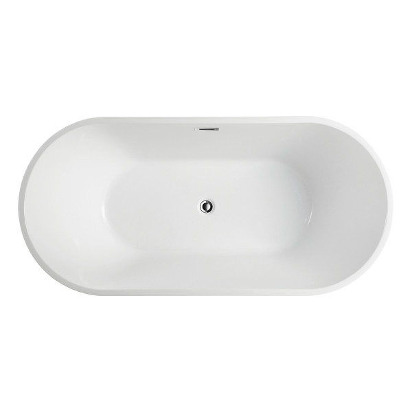 Ванна акриловая Swedbe Vita 171,5x82x58,5 отдельностоящая белый (8800)