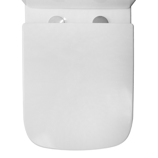 Унитаз напольный Azario Nigel 385x616x785 с сиденьем с микролифтом белый (AZ-55)