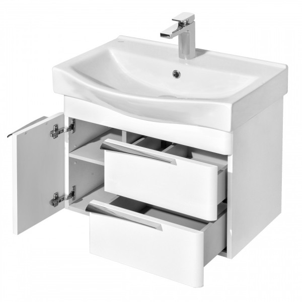 Тумба подвесная Aquaton Беверли 616x357x455 белый (1.A235.3.01B.V01.0)